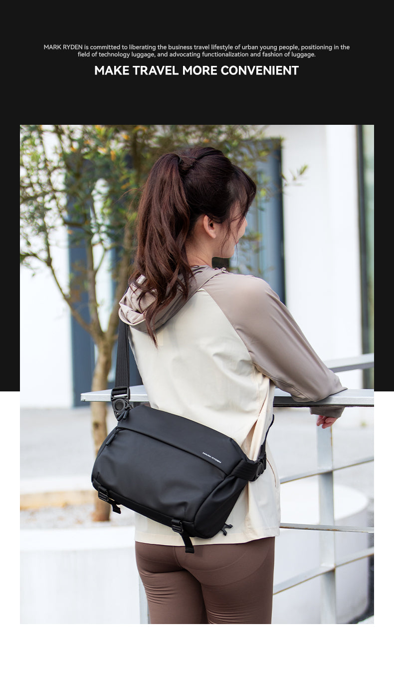 Mark Ryden Factory Wholesale Customised Men's Crossbody Bags Sport Riding Backpack Multifunctional Shoulder Bags