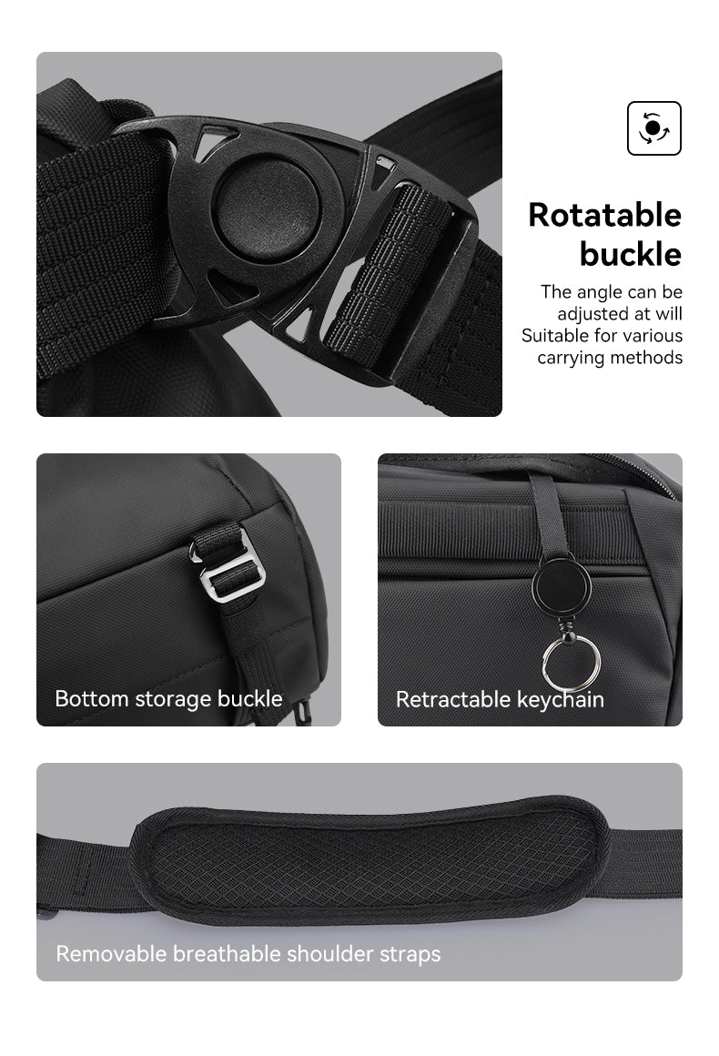 Mark Ryden Factory Wholesale Customised Men's Crossbody Bags Sport Riding Backpack Multifunctional Shoulder Bags