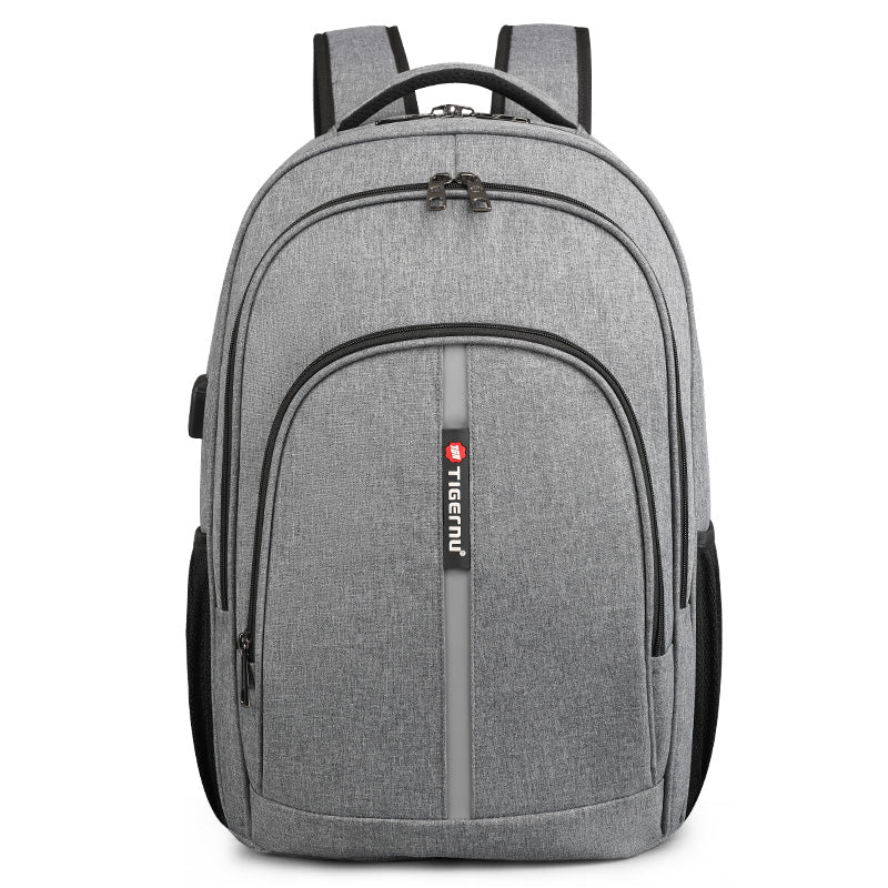 Tigernu High Quality Large Capacity Waterproof Polyester Men Backpack Travel Backpack Outdoor Business Laptop Bag Backpack