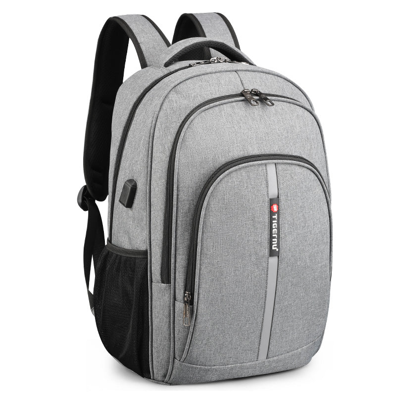 Tigernu High Quality Large Capacity Waterproof Polyester Men Backpack Travel Backpack Outdoor Business Laptop Bag Backpack