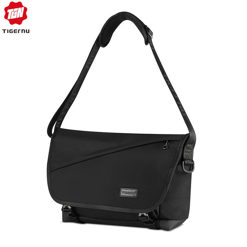 Tigernu Lightweight and Durable 10.1-inch Nylon Waterproof Scratch Resist Sports Cycling Outdoor Sports Men's Crossbody Bag Sling Bag