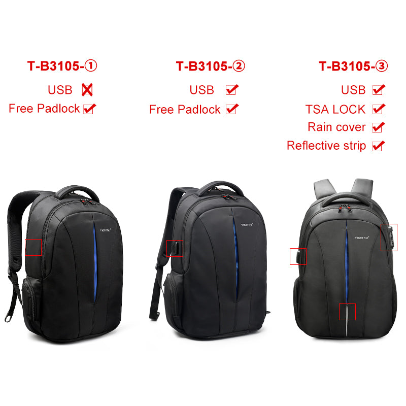 Tigernu High Quality Large Capacity Waterproof Travel Backpack Outdoor Business Laptop Bag Backpack