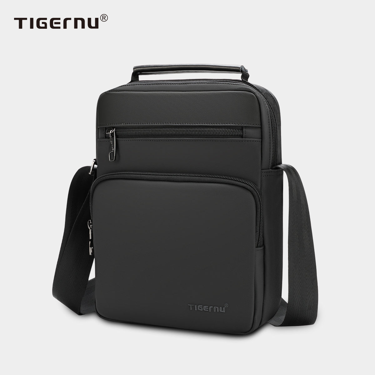 Tigernu Daily 9.6-inch Tablet Computer TPU Shock-absorbing Particles Business Outdoor Sport Travel Men's Crossbody Bag Sling Bag
