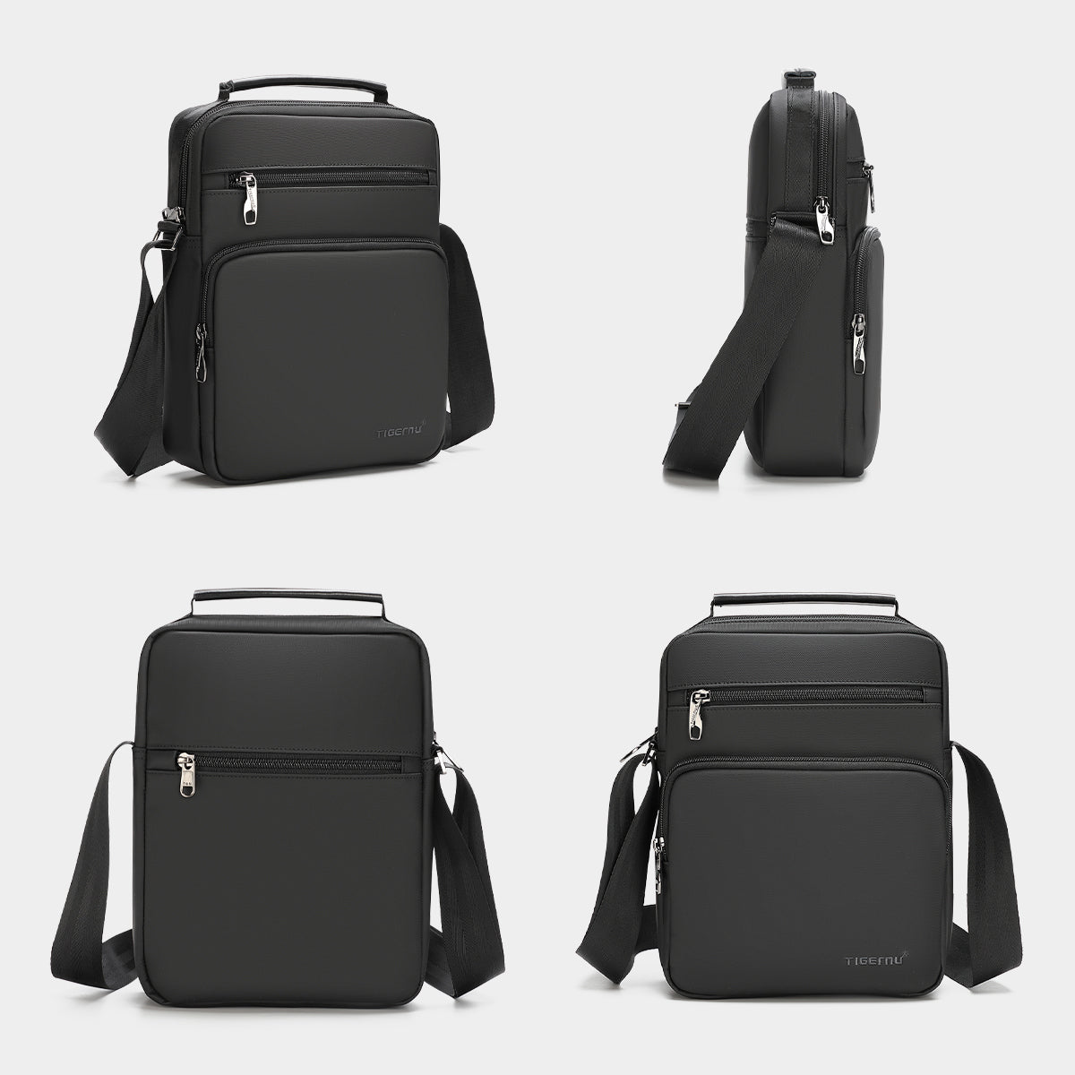 Tigernu Daily 9.6-inch Tablet Computer TPU Shock-absorbing Particles Business Outdoor Sport Travel Men's Crossbody Bag Sling Bag