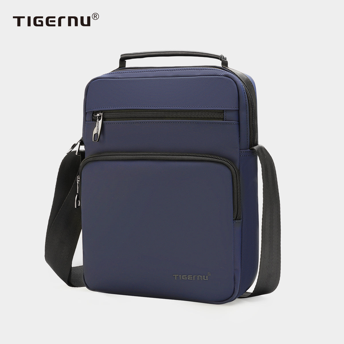 Tigernu Daily 9.6-inch Tablet Computer TPU Shock-absorbing Particles Business Outdoor Sport Travel Men's Crossbody Bag Sling Bag