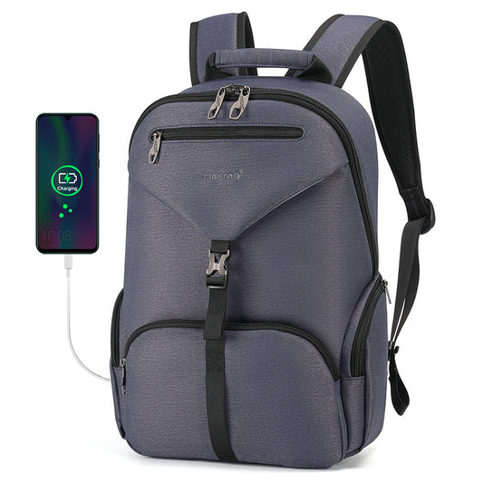 Tigernu Smart Storage Multicolor Backpack 14inch Ergonomic Waterproof Men's Outdoor Bag Men's Backpacks Backpack for Men