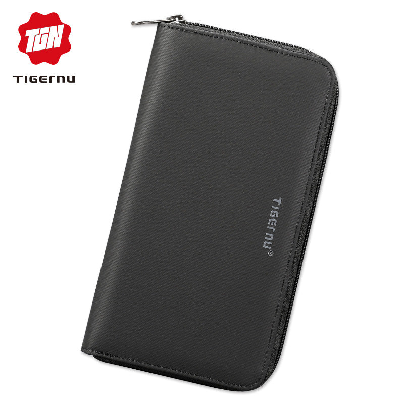 Tigernu T-S8081 Men's New Business Fashion Long Style Zipper Wallet Bag Elegant Purse Design