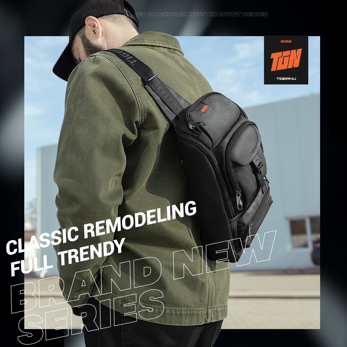 TIGERNU Large Capacity 9.7 Inch Nylon Lightweight Wear-Resistant Waterproof Outdoor Sports Men's Messenger Bag Crossbody Bags