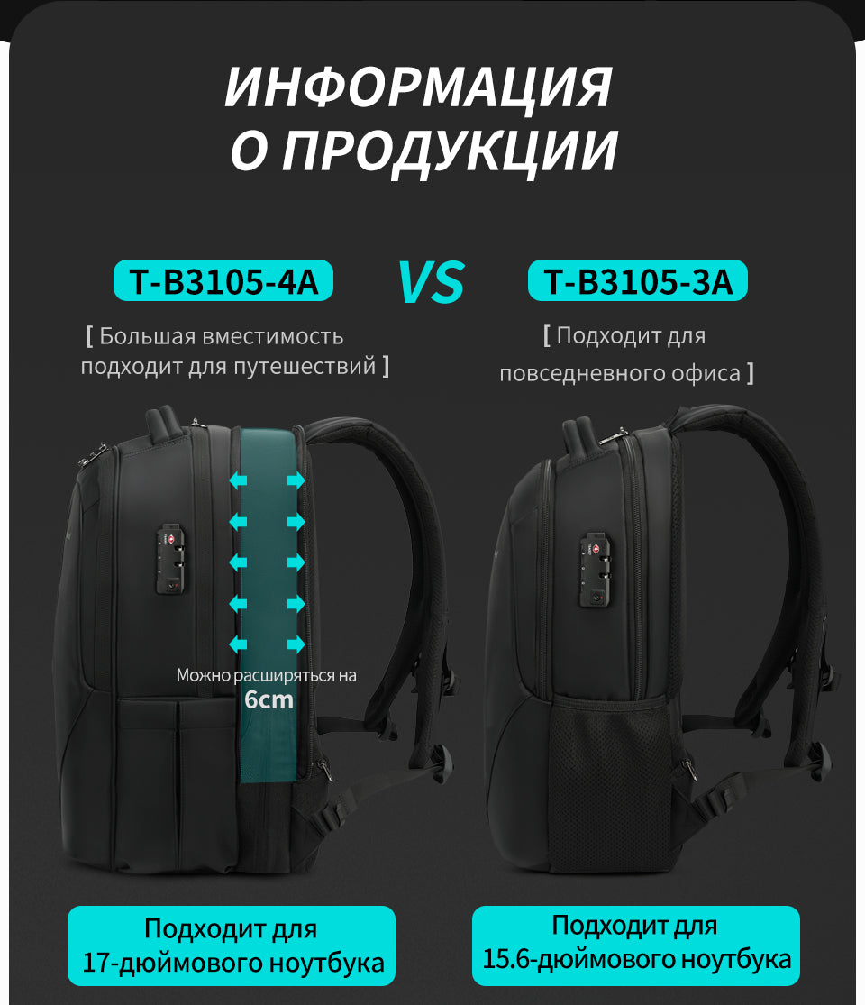 Tigernu Anti-theft Waterproof Backpack Usb Backpacks With Tsa Lock Mochilas Computer Leisure Backpack