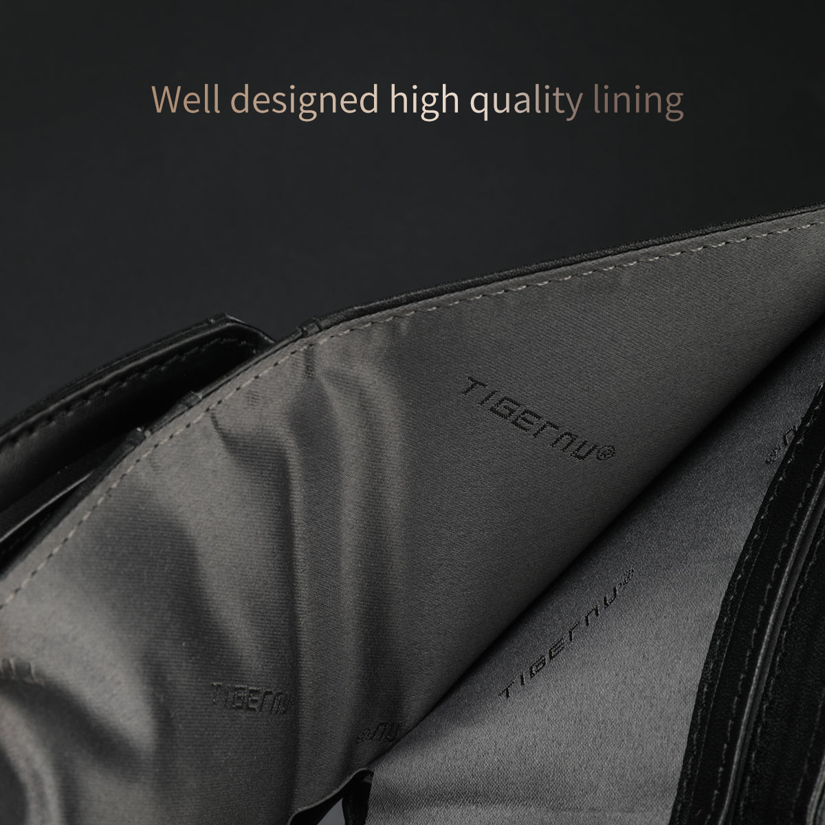 Tigernu Classic Fashion Category Storage 6.1-inch PU Easy Carrying Waterproof Scratch Resist Simple Universal Versatile Men's Wallet
