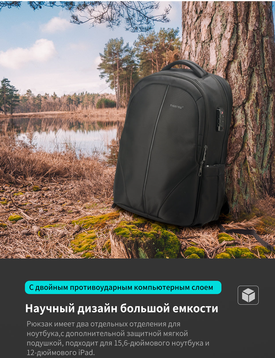 Tigernu Anti-theft Waterproof Backpack Usb Backpacks With Tsa Lock Mochilas Computer Leisure Backpack