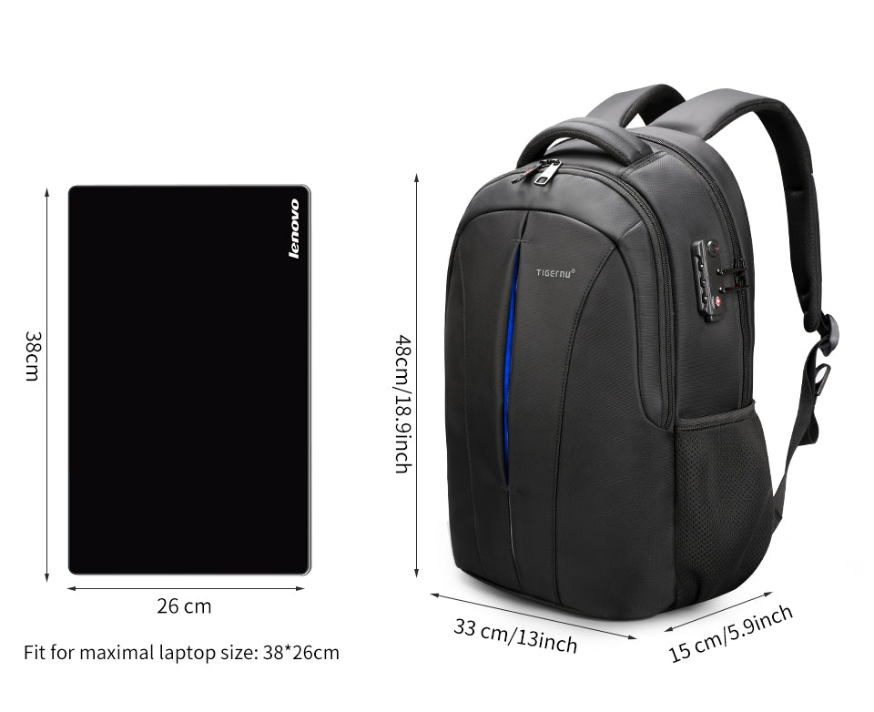 Tigernu High Quality Large Capacity Waterproof Travel Backpack Outdoor Business Laptop Bag Backpack