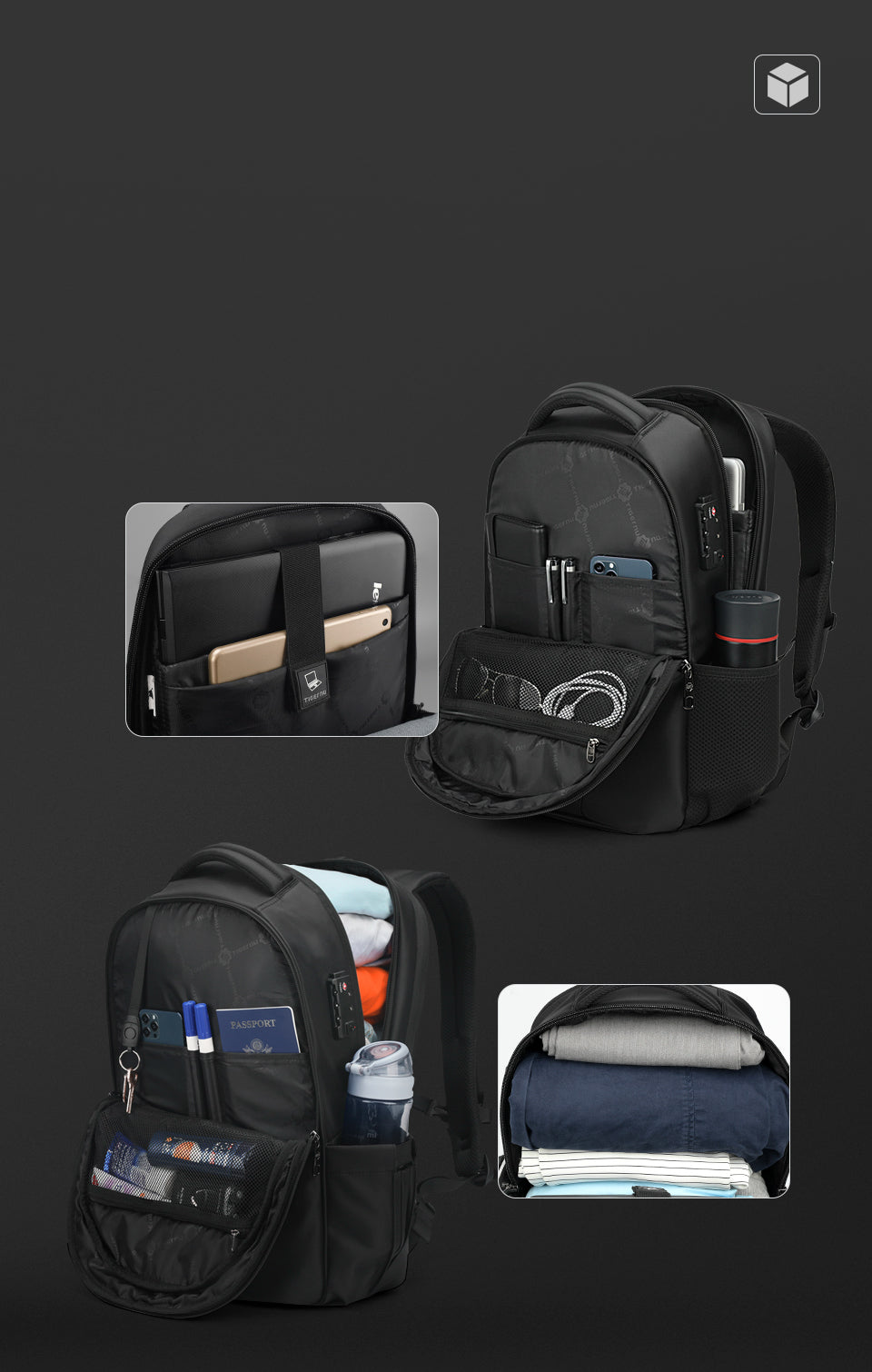 Tigernu Anti-theft Waterproof Backpack Usb Backpacks With Tsa Lock Mochilas Computer Leisure Backpack