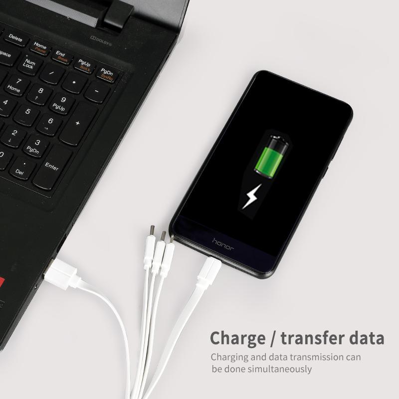 Tigernu Lightning Type C Micro USB Charging Cable