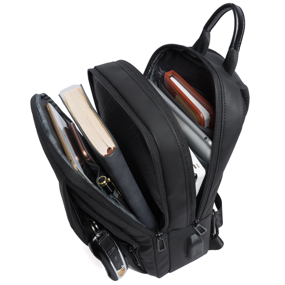 boy chest cheap black polyester men sling chest bags crossbody shoulder mini small mens sling bag