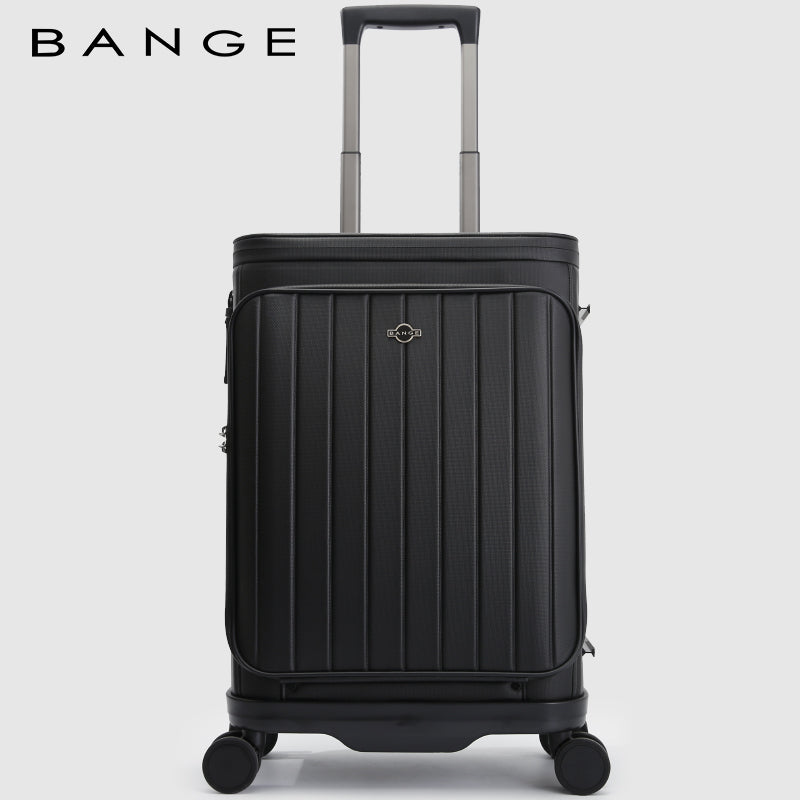 Bange Unisex 360 Degree Silent Glide Wheels TSA Lock Premium 20inch Carry on Multifunction Travel Luggage
