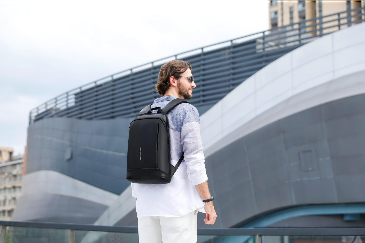 Mark Ryden Ultra-thin Daily Back Pack Smart Bags for Men Mochila School Bags Customized logo Laptop Bag Men