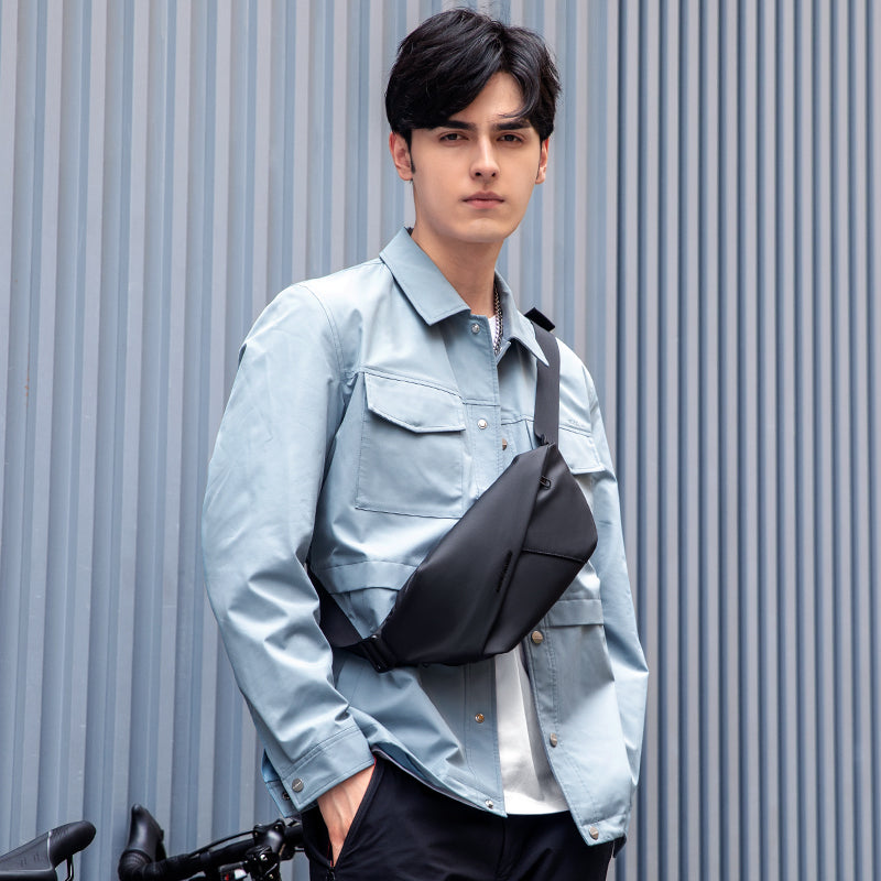 Mark Ryden Factory Customised Wholesale Crossbody Bag Men's Sling Backpack Sports Cycling Chest Bag