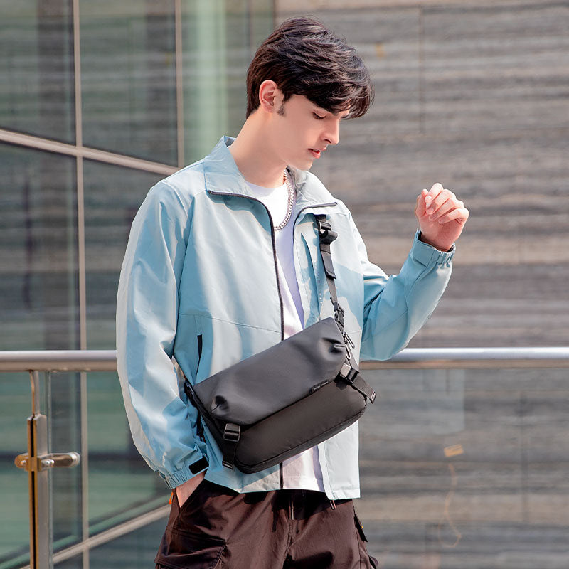 Mark Ryden Waterproof Multi-layer Messenger Bag Comfortable Large Capacity High Quality Durable Crossbody Bag Chest Sling