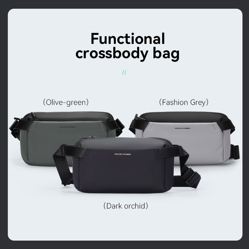 Mark Ryden Wholesale Customised Crossbody Bags Sport Riding Small Backpack Casual Fashion Chest Bag Men's Shoulder Bag