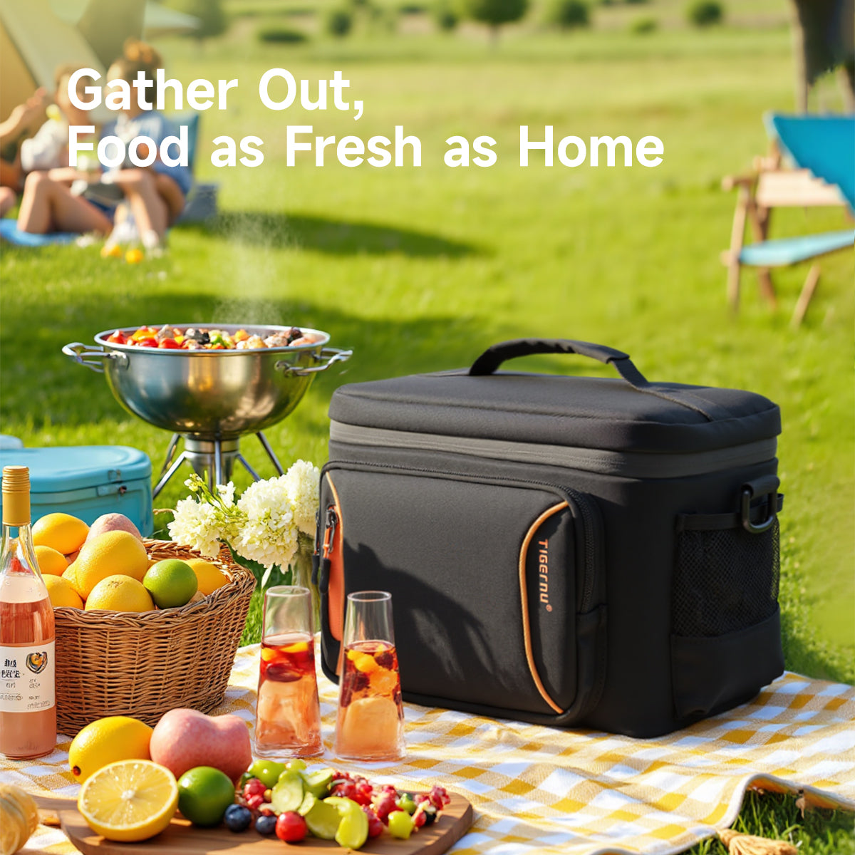 Tigernu High Quality Custom Logo Portable Cooler Bags Multifunctional Heat Cold Preservation Picnic Bag Outdoor Camping Backpack