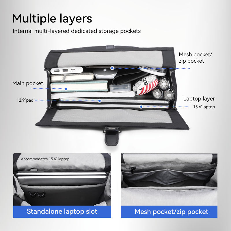 Mark Ryden Factory Hot Sale Lightweight Fashion Shoulder Bag Business Trip Backpack Sports Cycling Computer Bag