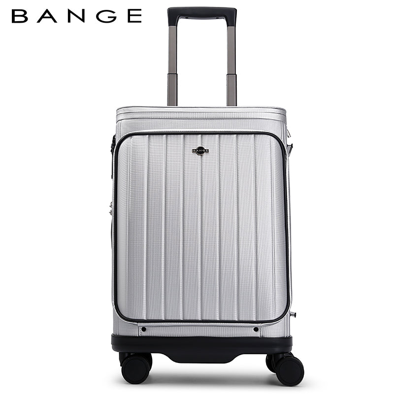 Bange Unisex 360 Degree Silent Glide Wheels TSA Lock Premium 20inch Carry on Multifunction Travel Luggage