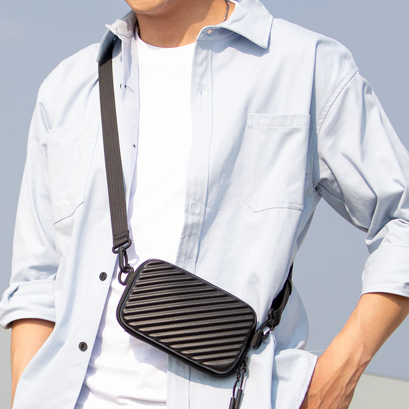 Mark Ryden Mini Crossbody Bag Men's Chest Bag Sports Casual Large Capacity Small Backpack Trolley Shape Satchels