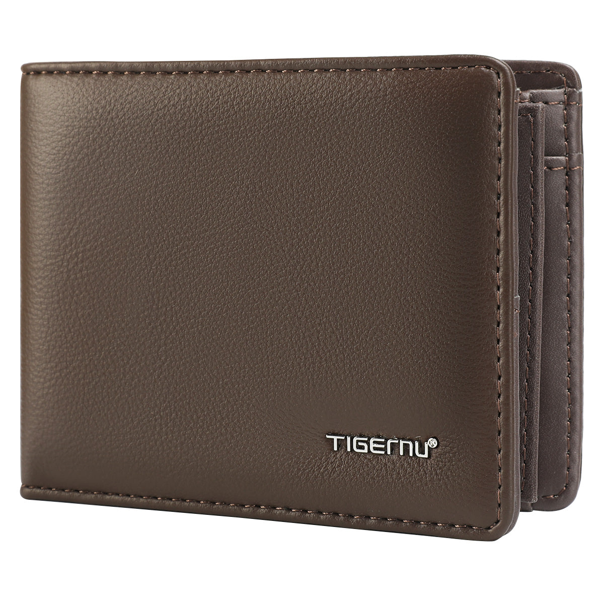 Tigernu Classic Fashion Category Storage 6.1-inch PU Easy Carrying Waterproof Scratch Resist Simple Universal Versatile Men's Wallet