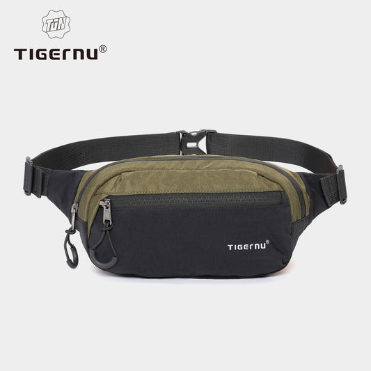 Tigernu High Quality Fashion Layered Storage Multi-pocket Nylon Durable Lightweight Waterproof Outdoor Daily Men Crossbody Bag