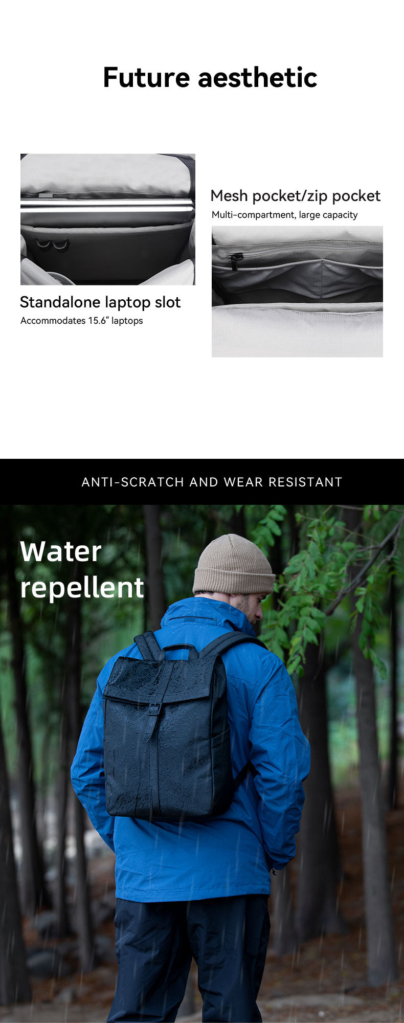 Mark Ryden Factory Hot Sale Lightweight Fashion Shoulder Bag Business Trip Backpack Sports Cycling Computer Bag