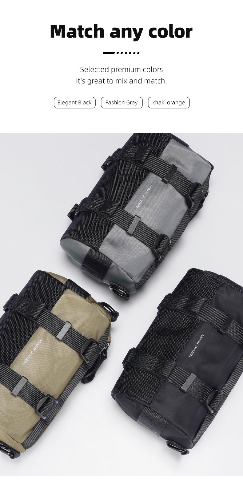 Mark Ryden Hot Mini Crossbody Bag Men's Chest Bag Sports Cycling Large Capacity Small Backpack Shoulder Crossbody Bag
