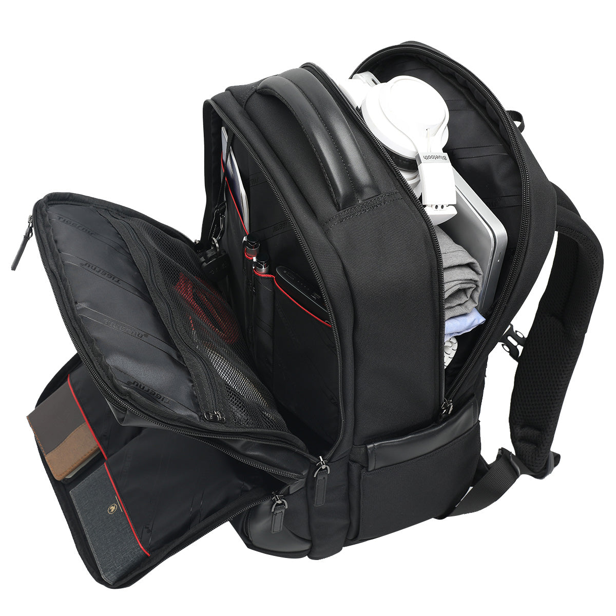 Tigernu Backpack 2025 Customizable Large Capacity Multi-function 15.6 Inch Lightweight Waterproof Daily Commuting Business Backpack