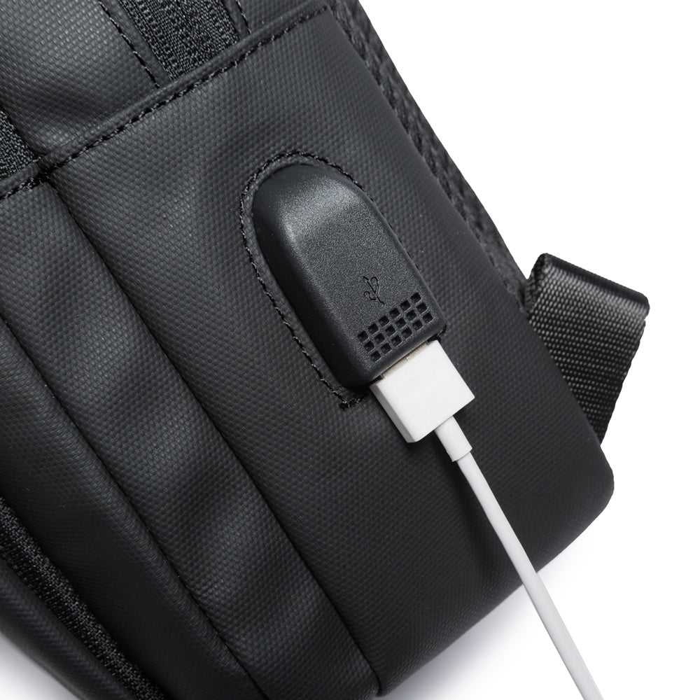 boy chest cheap black polyester men sling chest bags crossbody shoulder mini small mens sling bag