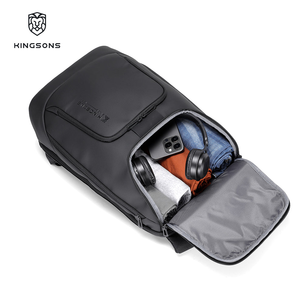 Kingsons Durable Casual Lightweight Waterproof Foldable ultra Slim Laptop Backpack Computer Laptop Bag