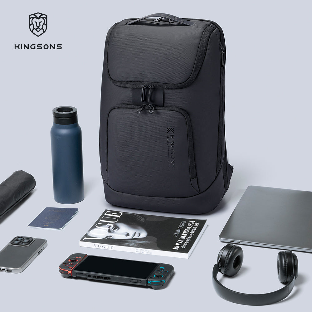Kingsons Durable Casual Lightweight Waterproof Foldable ultra Slim Laptop Backpack Computer Laptop Bag