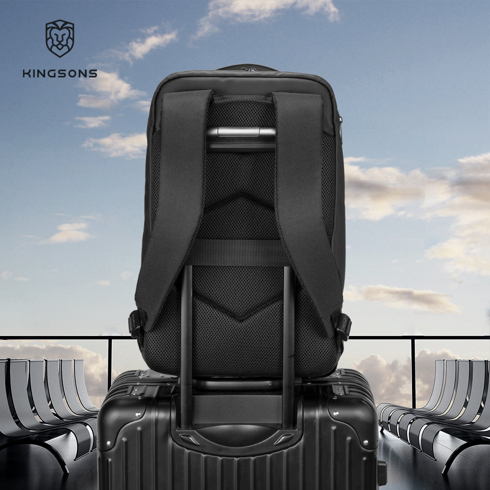 Kingsons Durable Casual Lightweight Waterproof Foldable ultra Slim Laptop Backpack Computer Laptop Bag