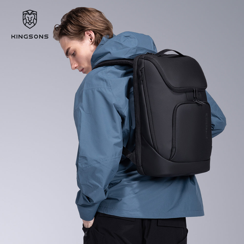 Kingsons Durable Casual Lightweight Waterproof Foldable ultra Slim Laptop Backpack Computer Laptop Bag