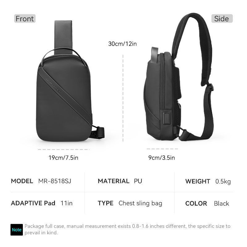 Mark Ryden Fashion Casual Newest Design Sling Chest Bag Men Backpack Shoulder Bags Crossbody Bag