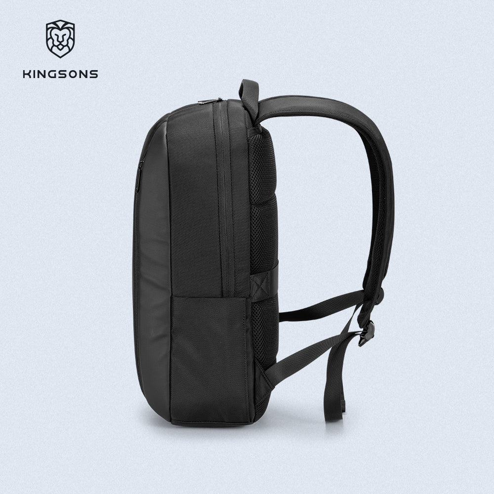 Kingsons Large Capacity Durable Business Laptop Backpack Leather Laptop Backpack Custom logo Waterproof Backpack School Bags