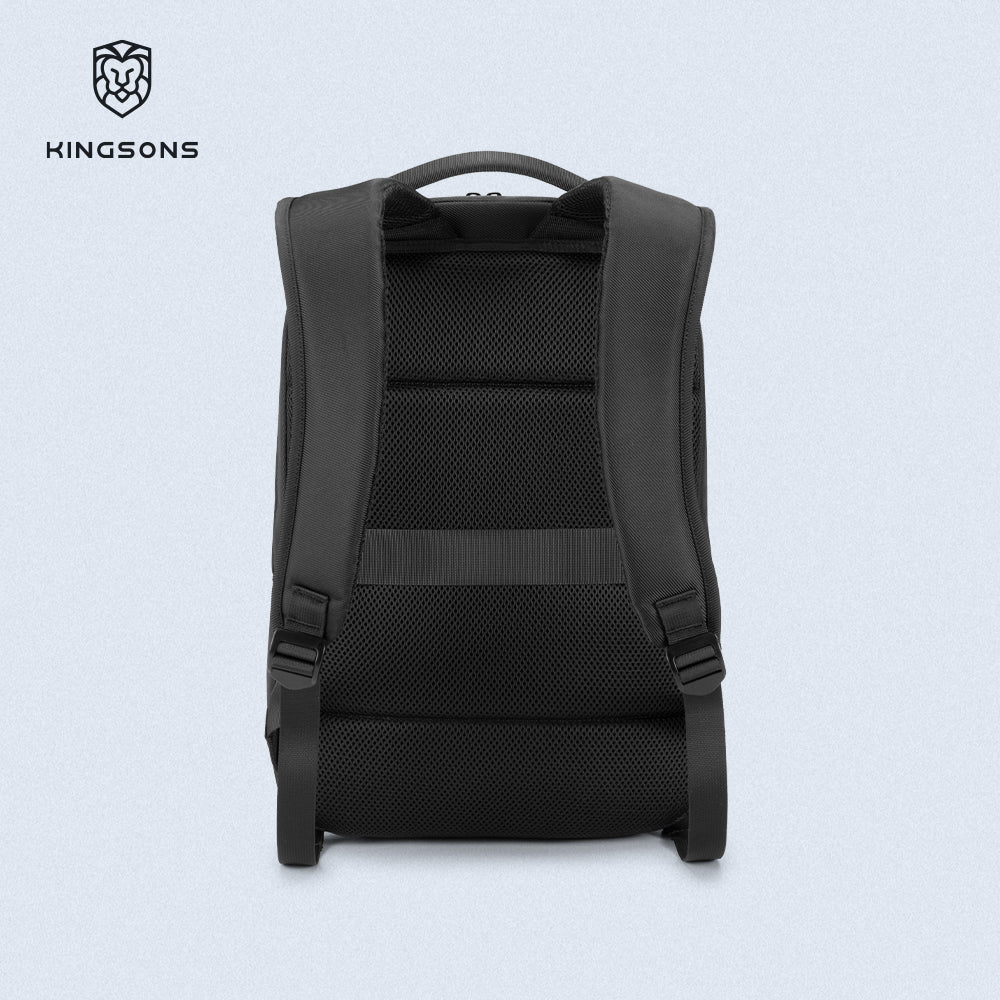 Kingsons Large Capacity Durable Business Laptop Backpack Leather Laptop Backpack Custom logo Waterproof Backpack School Bags