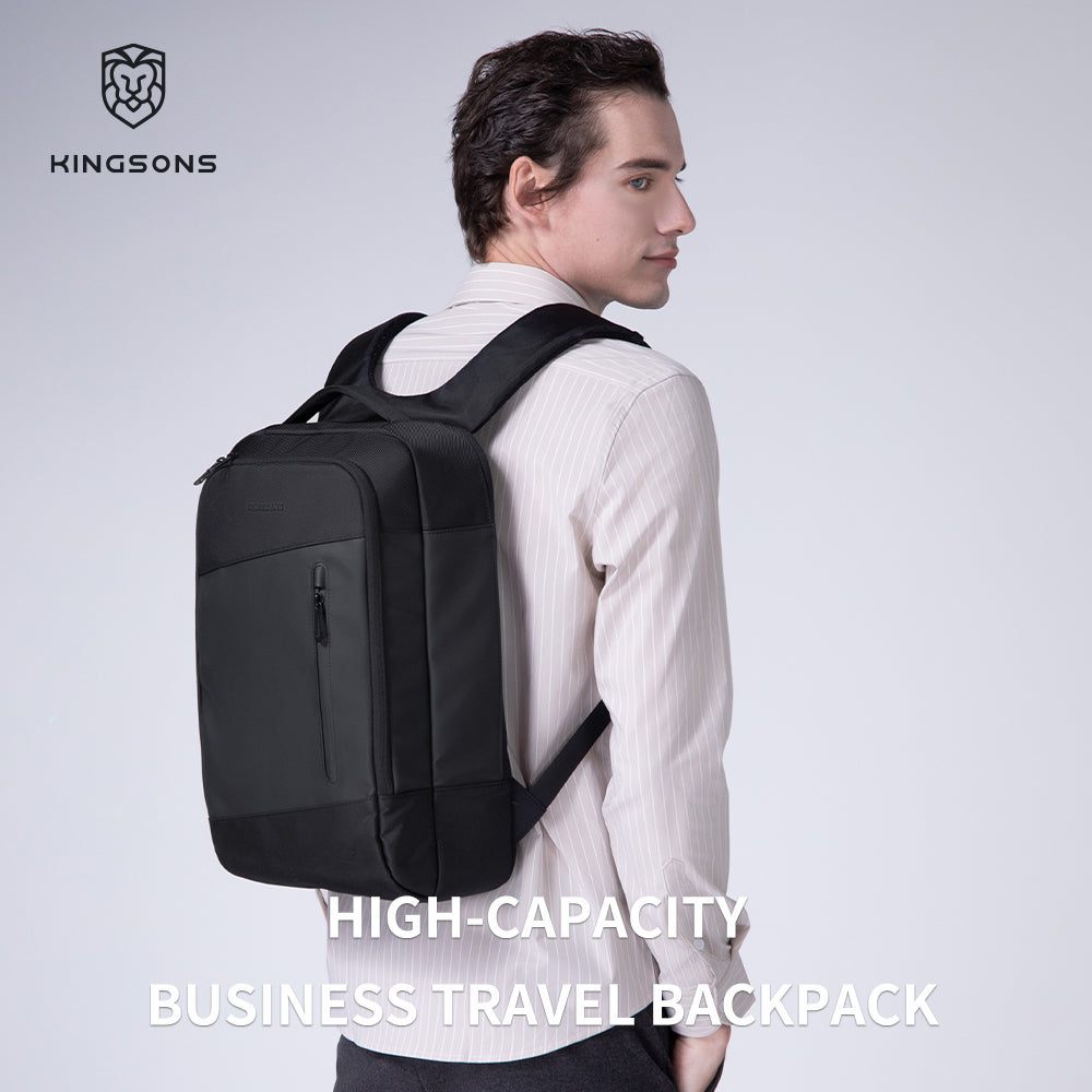 Kingsons Durable Business Laptop Backpack Leather
