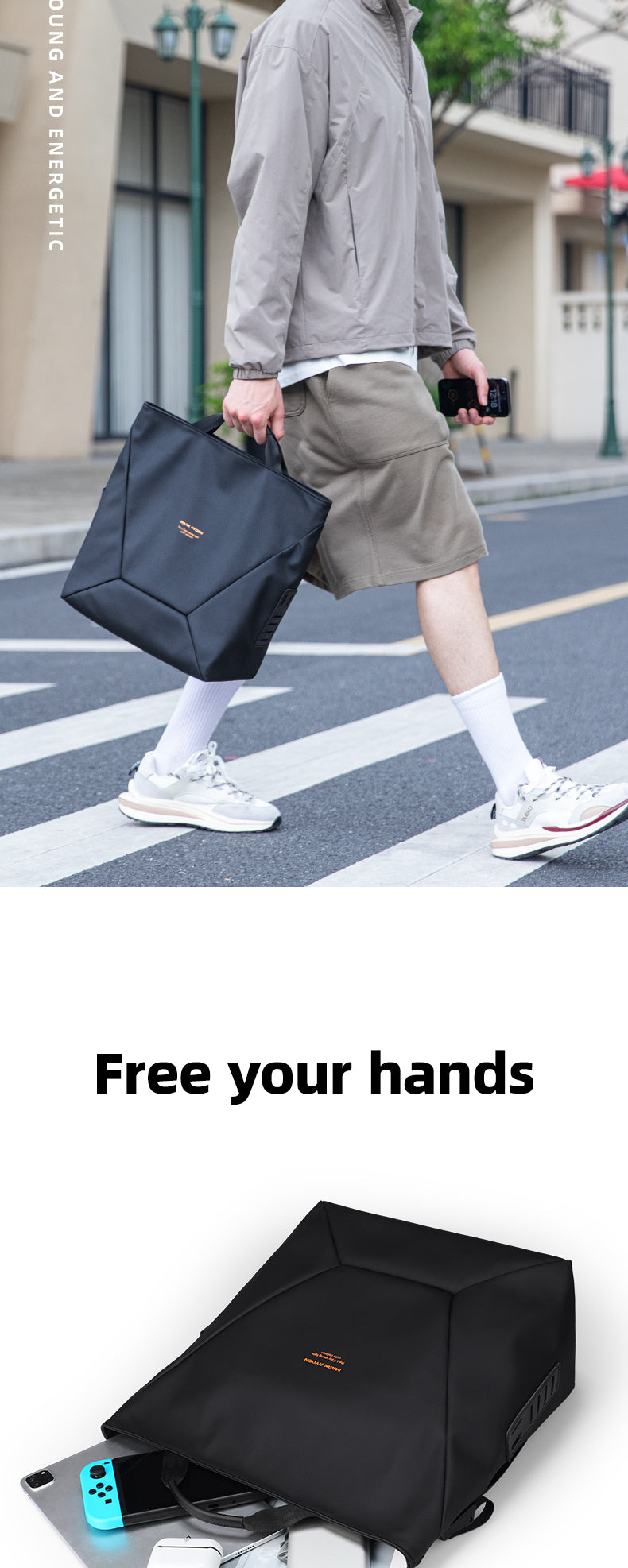 Mark Ryden Factory Hot Sale Wholesale Handbag Men's Crossbody Bag Large Capacity Handbag Tote Bag Cosmetic Bag