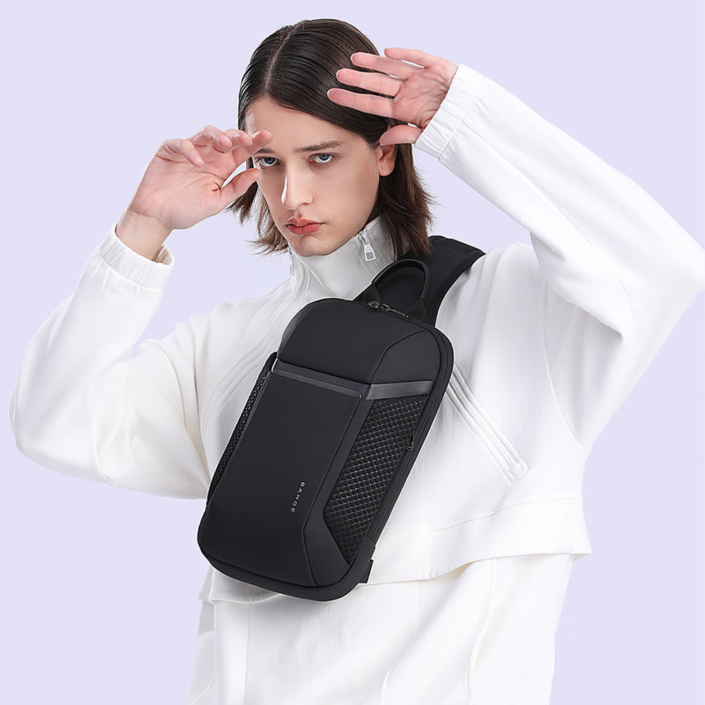 BANGE New Design Wholesale Hot Sell Bulk Travel Shoulder Korean Crossbody Custom Men Sling Bag