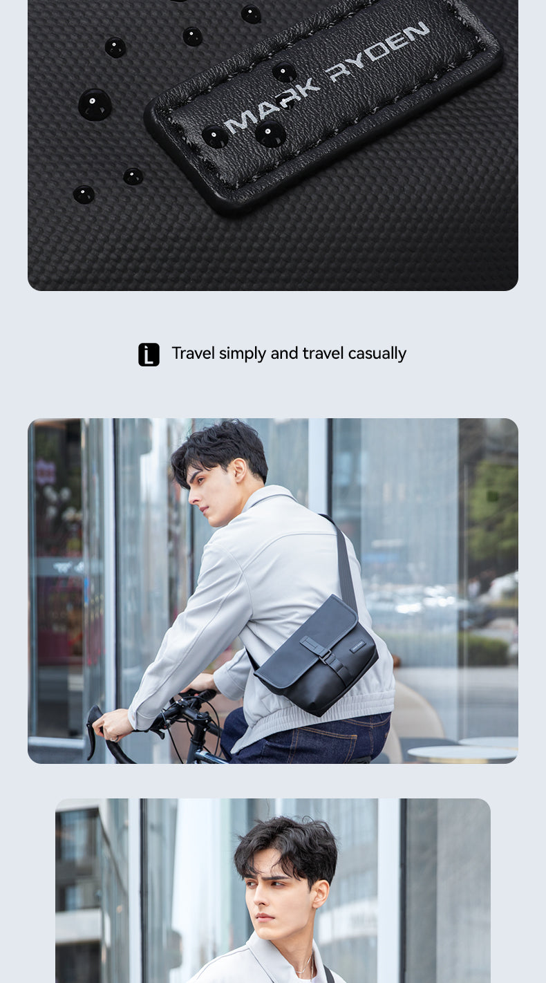 Mark Ryden Factory Hot Sale Men's Crossbody Bag Wholesale Multifunctional Outdoor Sports Cycling Shoulder Bag Chest