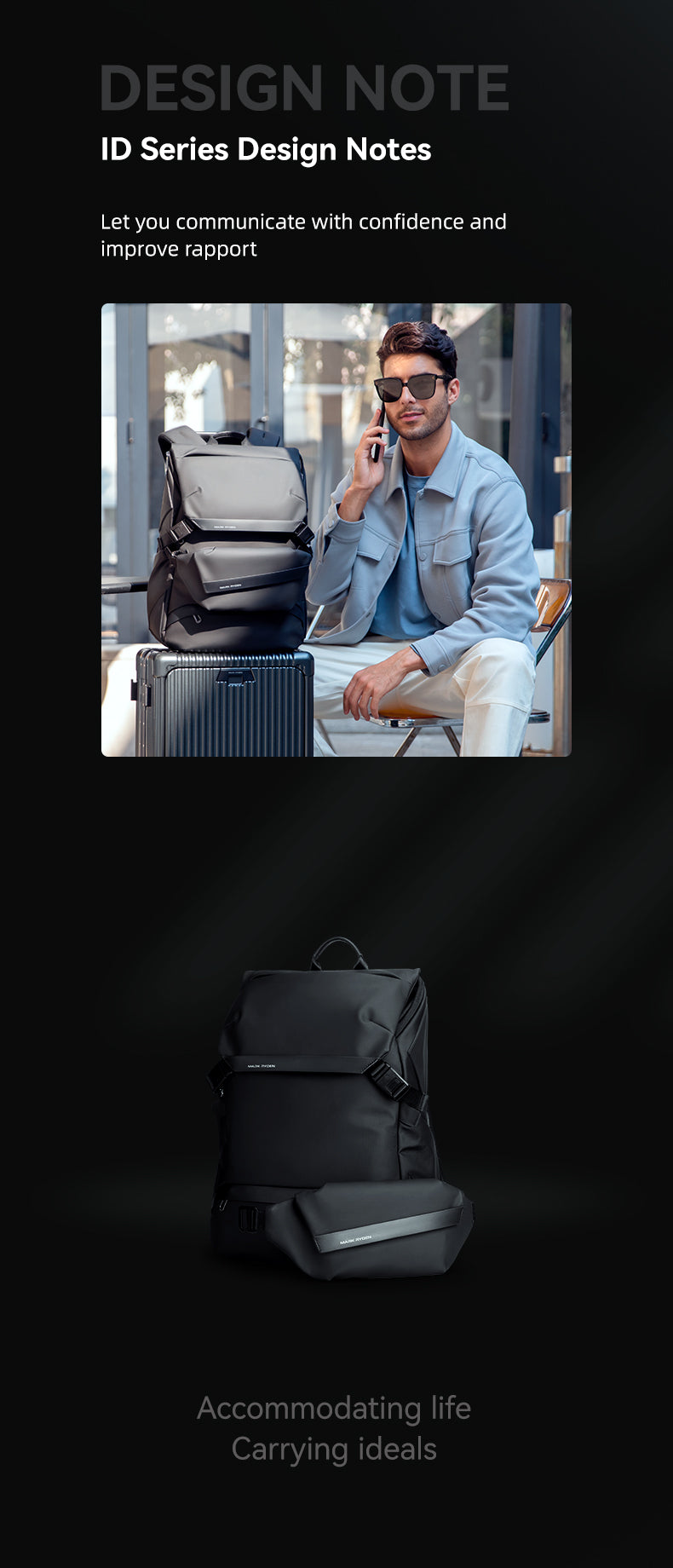 Mark Ryden Laptop Backpacks Large Capacity Outdoor Travel Backpack Computer Mother and Child Bag Luxury Backpack