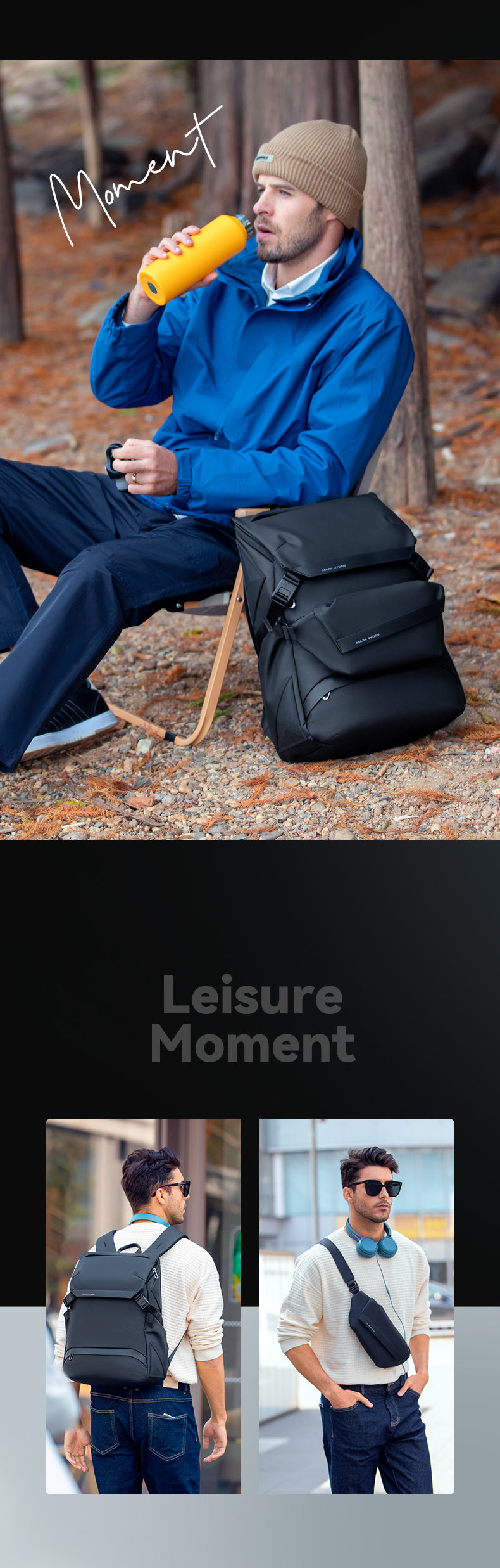 Mark Ryden Laptop Backpacks Large Capacity Outdoor Travel Backpack Computer Mother and Child Bag Luxury Backpack