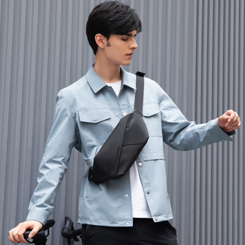 Mark Ryden Factory Customised Wholesale Crossbody Bag Men's Sling Backpack Sports Cycling Chest Bag