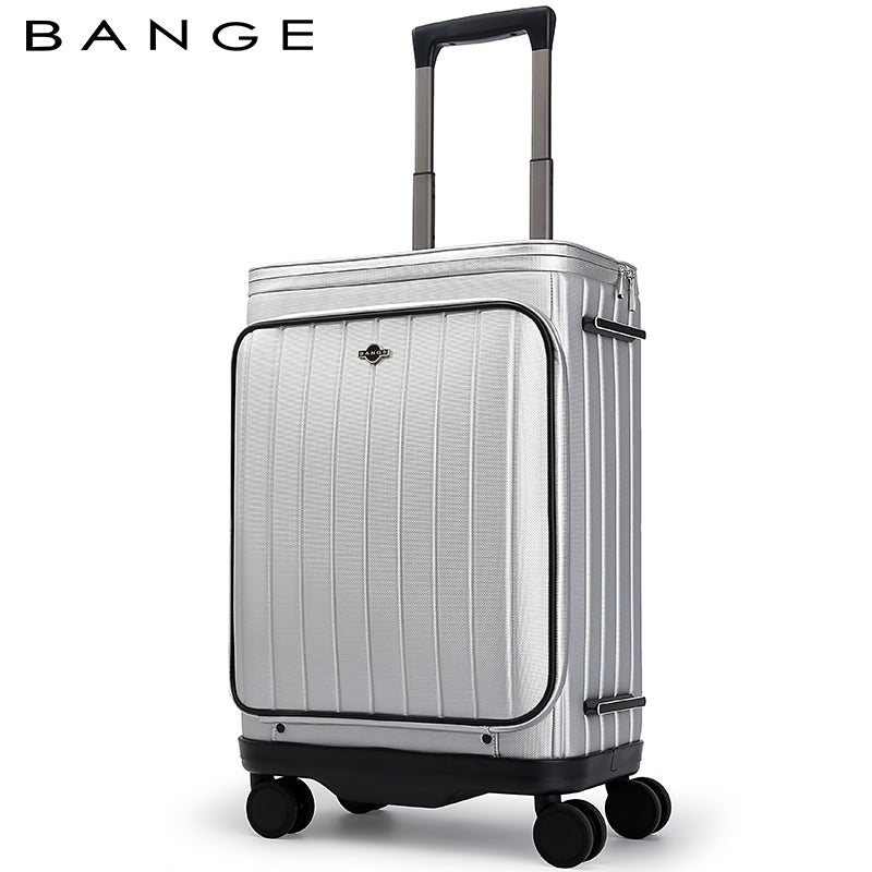 Bange Unisex 360 Degree Silent Glide Wheels TSA Lock Premium 20inch Carry on Multifunction Travel Luggage