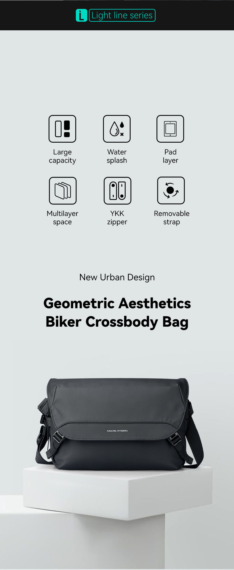 Mark Ryden Factory Wholesale New Crossbody Large Capacity Small Backpack Customized Light Luxury Shoulder Bag